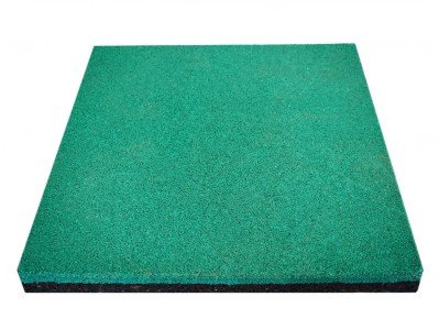 Резиновая плитка  EcoStep Gym EPDM/Джим ЭПДМ 500х500 (30-60 мм) с рельефным основанием